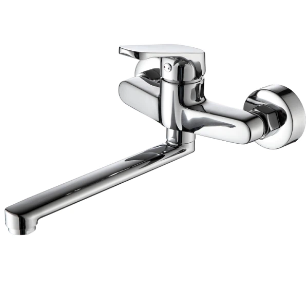 Enkel handtag väggmonterad kökskran