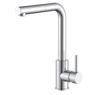 Rostfritt stål drar ut spray kök kran